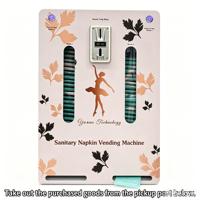 Distributeur mural de serviettes hygiéniques, distributeur automatique de serviettes hygiéniques pour toilettes, entièrement automatique et sans personnel