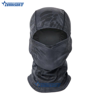 Cagoule tactique intégrale camouflage pour l'hiver, chaude et extensible, idéale pour la moto, la randonnée et l'usage général en saison froide