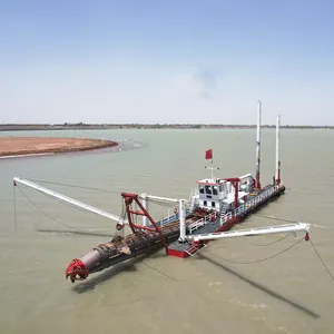 18 pollici 2500 m3 cina macchina di sabbia con testa di taglio per il dragaggio del fiume