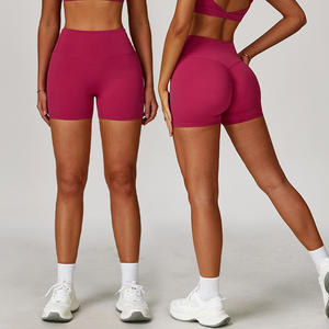 Yüksek bel Yoga pantolon tayt 2024 seksi kadınlar Yoga pantolon spor spor Yoga şort - Product Image 1