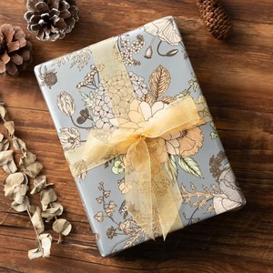 Custom Eco-Friendly Recyclable Floral <b>Pattern</b> Metallized <b>Paper</b> Roll Single Side Coated PE Waterproof Offset Printing Packaging - Product Image 5