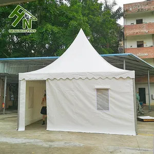 Customized Pvc Roof and Walls Pagoda Tent Mesh Window Canopy Tente Trade Show Party Pavilion