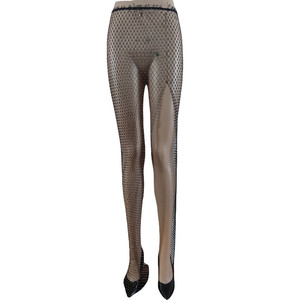 Nouveau <span class=keywords><strong>pantalon</strong></span> femme en résille élastique transparente, orné de cristaux brillants, sexy et ajouré, pour l'été et la plage - Product Image 1