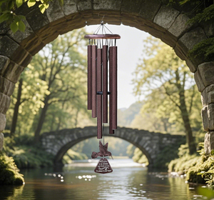 28 Inch All Aluminum Outdoor Wind Chimes Garden Ornaments From Overseas Warehouse Spot - Product Image 4