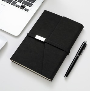 En çok satan ciltli üç katlanır kapak dergisi planlayıcısı günlüğü dizüstü hediye promosyon öğeleri için kalem ve manyetik toka ile Set - Product Image 3