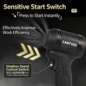 <span class=keywords><strong>Souffleur</strong></span> sans fil, ventilateur turbo haute puissance 20V sans balais, <span class=keywords><strong>souffleur</strong></span> portable pour feuilles, poussière et neige en extérieur - Product Image 2