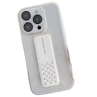 Coque de téléphone à cadre de lentille électrolytique Offre Spéciale Design de support paresseux Compatible avec pour Samsung et pour iPhone