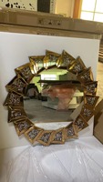 Table de console en diamant écrasable, ensemble de luxe, avec ensemble de miroirs