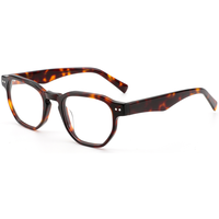 Monture de lunettes hexagonale rétro Elan Optical YB6605 en acétate unisexe, vente chaude, écologique, directement de l'usine