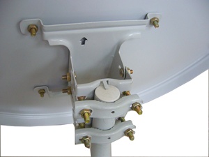 <span class=keywords><strong>Antena</strong></span> Parabólica Sanwei de Alta Ganancia, Banda Ku, 90 cm, Acero Resistente, con Soporte de Pared <span class=keywords><strong>para</strong></span> Recepción de <span class=keywords><strong>TV</strong></span> HD en Exteriores, VSWR 1.5 - Product Image 4