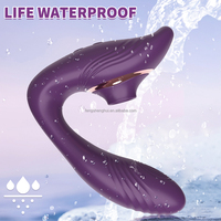 Seappiness Klitoris-Saugvibrator Klitoris-Stimulator Silikon Weibliches Erwachsenen-Masturbations-Dildo Sexspielzeug für Frauen 10 Vibrationsstufen