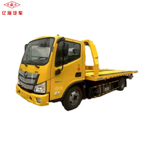 FONTON Nouveau Camion de Remorquage 4x2 avec Treuil, pour Urgences Routières, Transmission Manuelle, Diesel, Plateau Plat, Capacité 2-5 Tonnes