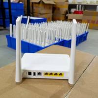Router WiFi Fiber ONU 4GE XPON GPON Gigabit EG8145V5 Terbaik Global dengan Modem Antena Dual Frekuensi