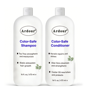 OEM Private Label Sulphate Free Refreshing <b>Shampoo</b> <b>and</b> <b>Conditioner</b> Set <b>Hair</b> <b>Extension</b> Care - Product Image 5