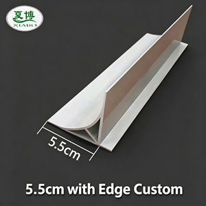 Profilé d'<span class=keywords><strong>angle</strong></span> en <span class=keywords><strong>PVC</strong></span> <span class=keywords><strong>blanc</strong></span> arrondi pour la protection des murs contre les chocs et la sécurité - Product Image 2