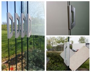 Tirador de <span class=keywords><strong>puerta</strong></span> de cristal para pared corredera de cristal, tirador de <span class=keywords><strong>aluminio</strong></span> - Product Image 2
