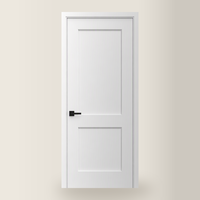 Portes intérieures en MDF mouluré apprêté blanc pour chambre, appartement, école, hôtel, bureau – Design artisanal – Approvisionnement direct usine – Livraison rapide