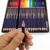 Professionnel populaire 12, 24, 36, 48, 72 couleurs boîte en métal étain aquarelle ensemble de crayons pour artiste