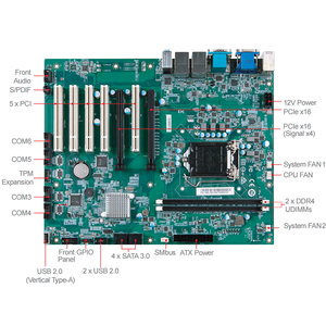 เมนบอร์ด MSI รุ่น MS-98L9 รองรับ <span class=keywords><strong>Intel</strong></span> 7th/6th Gen Core I7/i5/i3 Pentium Celeron Processor และ <span class=keywords><strong>Intel</strong></span> สำหรับโซลูชันทั่วไป - Product Image 4