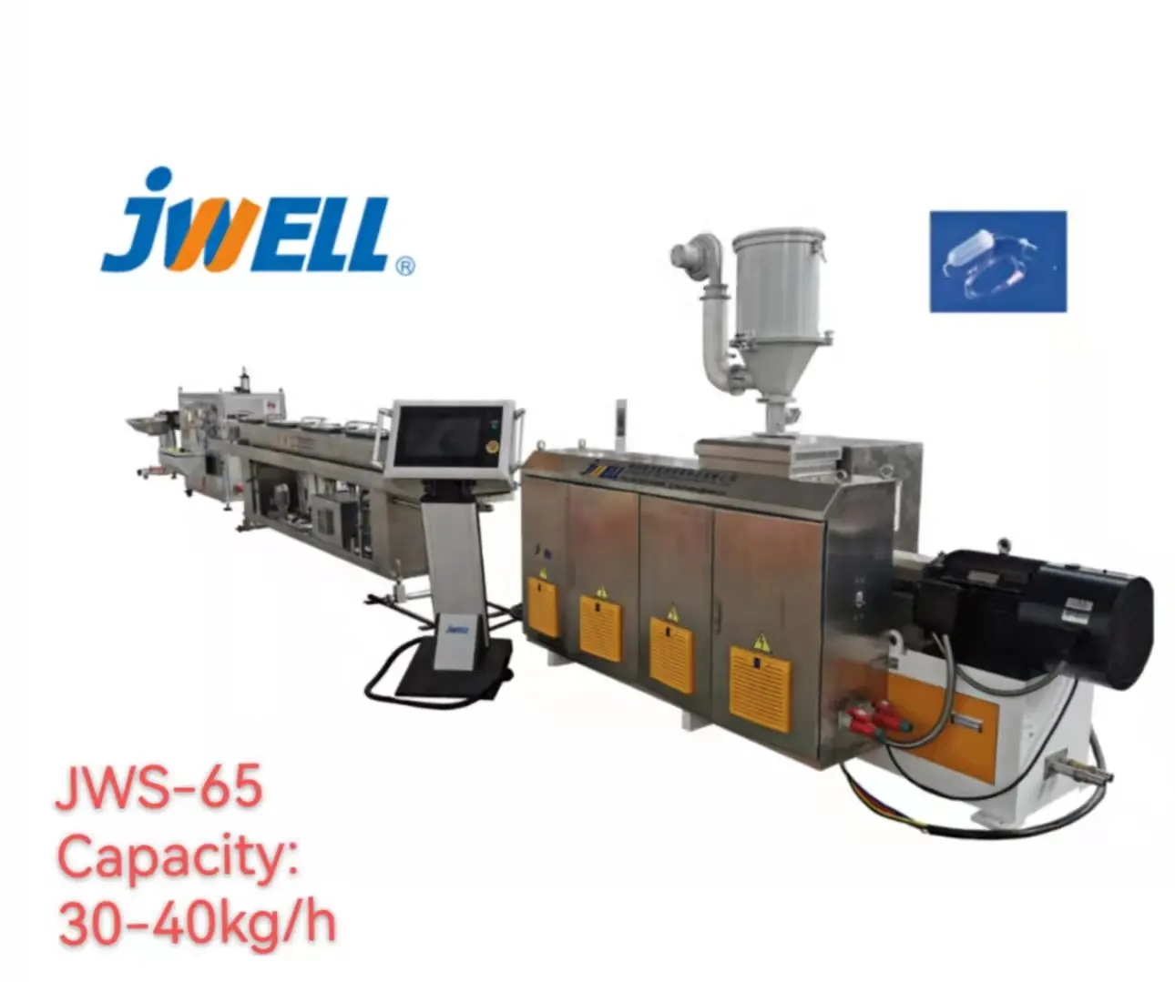Extrudeuse de Tube d'infusion, Jwell 65