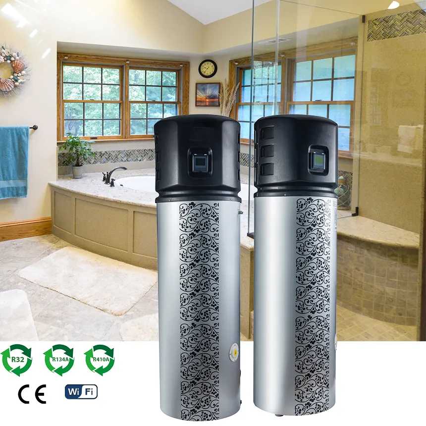 Pompe à chaleur tout-en-un série V R410 avec réservoir d'eau Chauffe-eau 150L-300L pour eau chaude domestique
