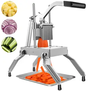 JG-13A Heavy Duty Hand Operated Vegetable/Potato/French Fries Cutter with 3 cutting blades
