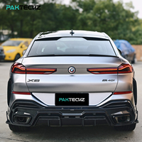 Paktechz Prepreg Dry Carbon Fiber Body Kit Difusor trasero para BMW X6 G06 2019 - 2024