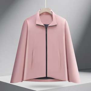 Veste de pilote unisexe antistatique à col montant veste d'extérieur personnalisée écologique, respirante, imperméable, coupe-vent légère - Product Image 4