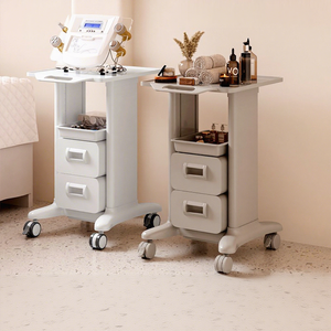 Chariot à outils mobile en plastique, design européen, pour salon de coiffure, centre commercial, cabinet dentaire, clinique de beauté, atelier, avec tiroirs de rangement - Product Image 1