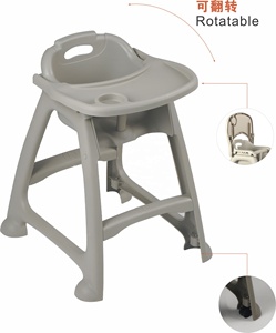 เก้าอี้ทานข้าวเด็ก เก้าอี้ทานข้าวเด็กแบบตั้งโต๊ะอเนกประสงค์ สำหรับร้านอาหาร โรงแรม ร้านค้า ร้านอาหารฟาสต์ฟู้ด เก้าอี้ทานข้าวเด็ก - Product Image 3