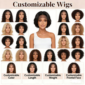 Perruques synthétiques courtes bouclées de haute qualité, résistantes à la chaleur, <span class=keywords><strong>avec</strong></span> <span class=keywords><strong>frange</strong></span>, rose, marron, orange, pour femmes, vente en gros - Product Image 6