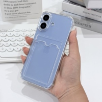 Étui Transparent Clair pour iPhone 17 Air 17 Pro Max avec Porte-Cartes – Accessoires de Téléphone Portable en Gros