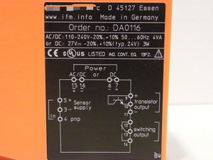 Ecomat200 DAO116 A300110240VACDC Un جديدة وأصلية في التغليف الأصلي - Product Image 3