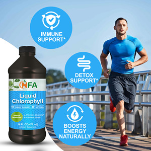 คลอโรฟิลล์เหลวแบบขายส่ง สูตรเฉพาะ ช่วยทำความสะอาด ลมหายใจสดชื่น สนับสนุนการเผาผลาญ ผลิตภัณฑ์เสริมอาหาร - Product Image 4