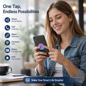 Sticker <span class=keywords><strong>NFC</strong></span> de Epoxi Impermeable con Impresión de Logo Personalizado, 25mm, Chip <span class=keywords><strong>NFC</strong></span> Tag213, Etiquetas <span class=keywords><strong>NFC</strong></span> para Redes Sociales y Teléfonos - Product Image 3