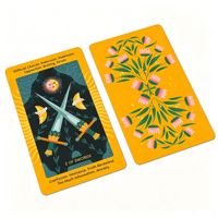 Cartes de tarot et guide de jeu en papier artistique durable, écologiques, de haute qualité, avec design personnalisé et logo sur mesure