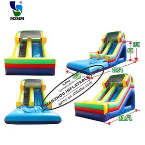 <span class=keywords><strong>Grand</strong></span> <span class=keywords><strong>toboggan</strong></span> aquatique gonflable avec <span class=keywords><strong>piscine</strong></span>, utilisé pour les événements en plein air, <span class=keywords><strong>toboggan</strong></span> gonflable commercial - Product Image 5