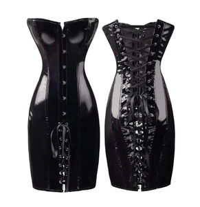 BDSM gonne di un pezzo in pelle lucida imbracatura corpo Lingerie Sexy <span class=keywords><strong>abbigliamento</strong></span> <span class=keywords><strong>erotico</strong></span> per le donne - Product Image 3