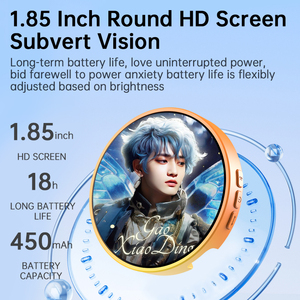 ป้ายอิเล็กทรอนิกส์สำหรับเด็ก หน้าจอสัมผัส HD ขนาด 1.85 นิ้ว บลูทูธ ถ่ายโอนภาพ ป้ายอัจฉริยะแบบสวมใส่ได้ ของขวัญดิจิทัลแบบอินเทอร์แอคทีฟสำหรับเด็ก - Product Image 4