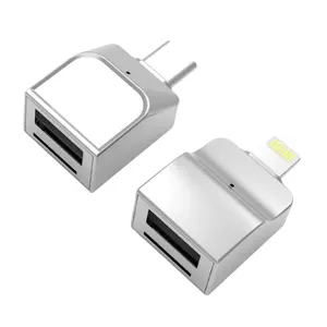 2 Trong 1 USB 3.0 Điện Thoại Di Động TF Thẻ Bộ Nhớ Thẻ Loại C USB C Đa Chức Năng Đầu Đọc Thẻ Đối Với Apple iPhone
