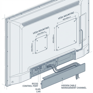 <span class=keywords><strong>TV</strong></span> Smart LED Senza Cornice 75/85/100/110/120 Pollici 4K HDR 144Hz per Hotel con Android WebOS - Product Image 4