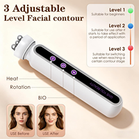 Nouvel appareil de beauté thermique rotatif sans fil pour les yeux et le visage, anti-âge, anti-rides, réduction de la cellulite, recharge USB-C