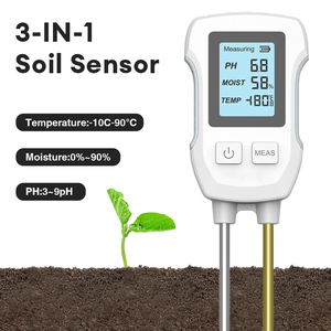 Medidor de suelo de jardín profesional Mini Monitor de alta precisión para <span class=keywords><strong>PH</strong></span> Temperatura Humedad Hierba Flores Suelo Hecho de plástico - Product Image 2