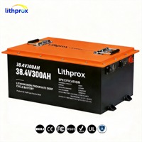 Batterie LiFePO4 38,4V 100Ah avec Bluetooth et fonction chauffante pour voiturette de golf et stockage solaire hors réseau