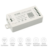 Contrôleur de pixels LED SPI Wifi SP108E par application de smartphone pour bande LED WS2812B WS2813 SK9822 SK6812 RGBW APA102 LPD8806 DC5-24V