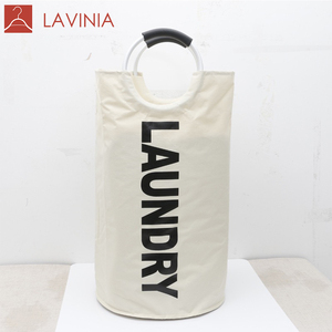 Oxford Large Capacity Foldable <strong>Laundry</strong> <strong>Basket</strong> with Customizable Storage Bag Waterproof Lid for <strong>Small</strong> Bathrooms Clothes Storage - Product Image 2