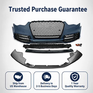 Kit de conversion pour <span class=keywords><strong>Audi</strong></span> A5 S5 2012-2016 B8.5 en <span class=keywords><strong>RS5</strong></span> : Pare-chocs avant et calandre nid <span class=keywords><strong>d</strong></span>'abeille – Modification de performance automobile (pièces de rechange) - Product Image 3