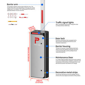Производитель автоматических парковочных шлагбаумов XGY для мировых дистрибьюторов, дилеров и оптовых покупателей - Product Image 6