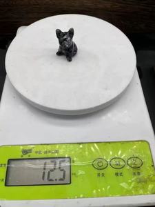 Sculptures de bouledogues français en pierre semi-précieuse naturelle de 3-4 cm, figurines d'animaux en cristal de guérison pour la décoration intérieure et les cadeaux - Product Image 4