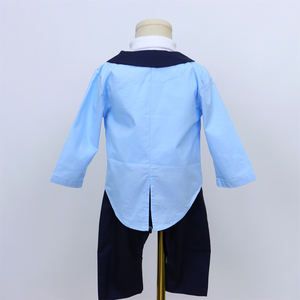 Costume de tailcoat <span class=keywords><strong>pour</strong></span> garçon bleu Offre Spéciale Barboteuse et manteau <span class=keywords><strong>pour</strong></span> bébé Vêtements de baptême <span class=keywords><strong>pour</strong></span> bébé garçon - Product Image 4